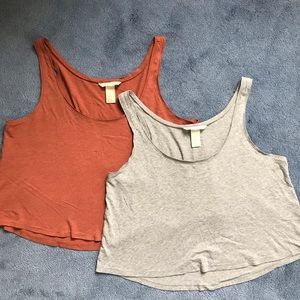 H&M cropped tanks